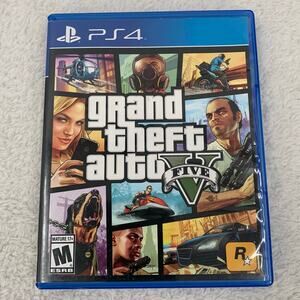 Grand Theft Auto V GTA5 Game PS4 Sony PlayStation 4 Tested Complete w/Map CIB US